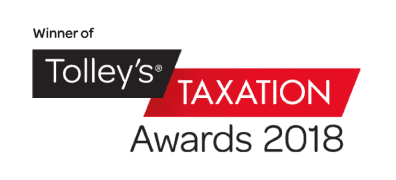 Tolley's Taxation Awards 2018 winner logo