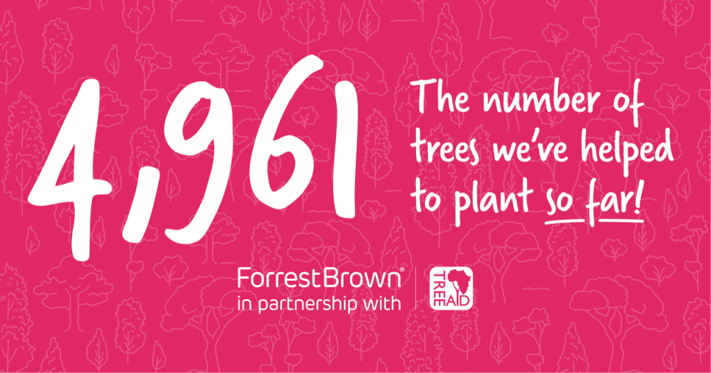 ForrestBrown forest - 4961 trees planted with TREE AID