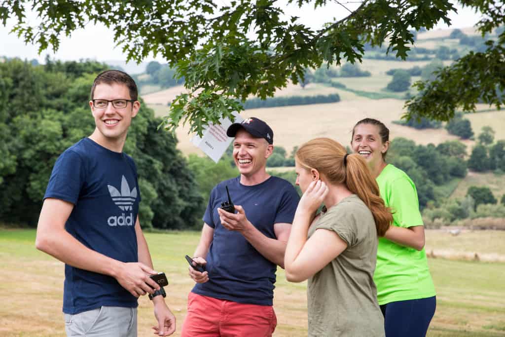 Simon Brown and team at Buckland Hall on the ForrestBrown summer away day